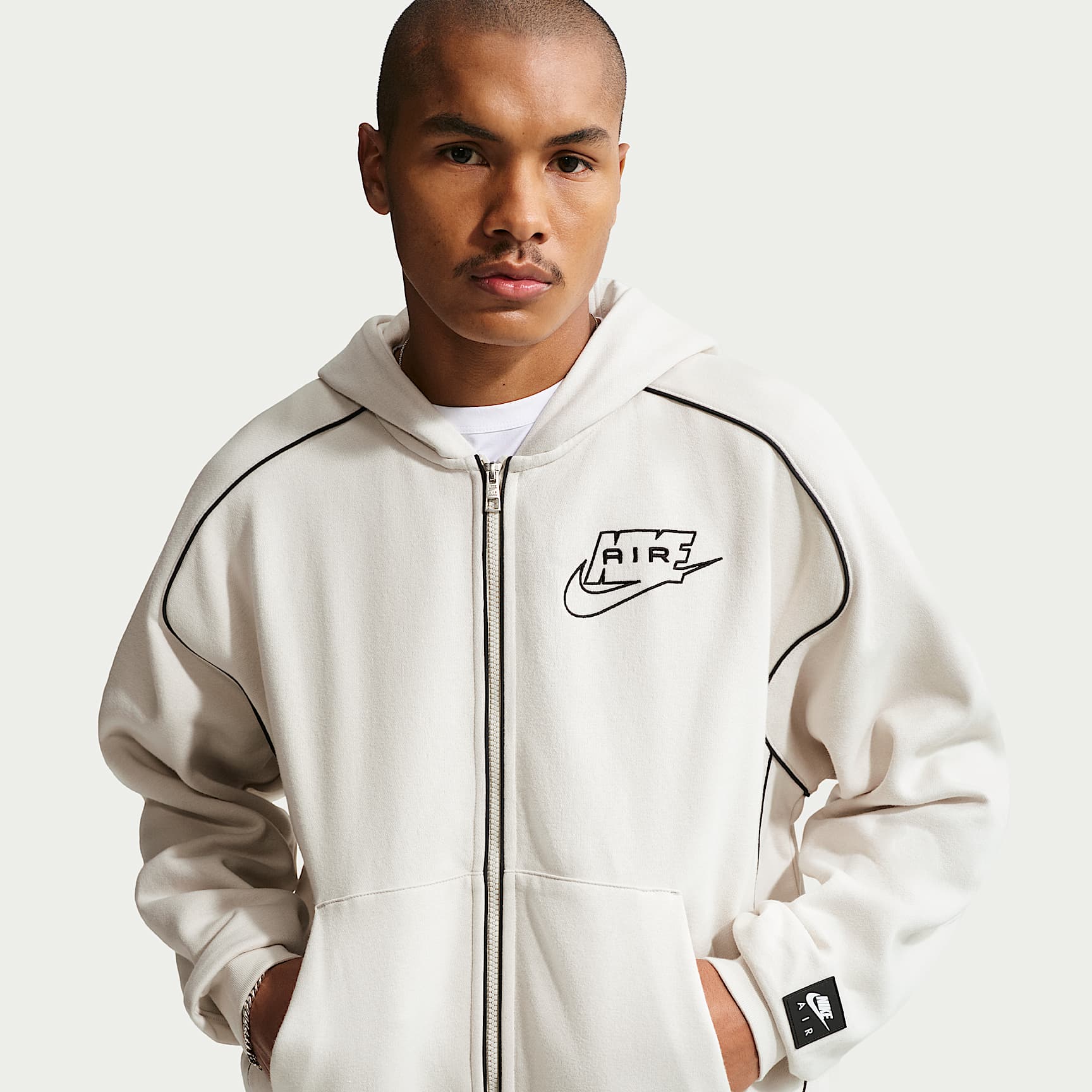 Nike Air Men's Full-Zip Fleece Hoodie. Nike AU